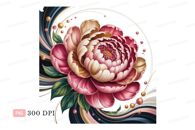 Peony Clipart Image 8