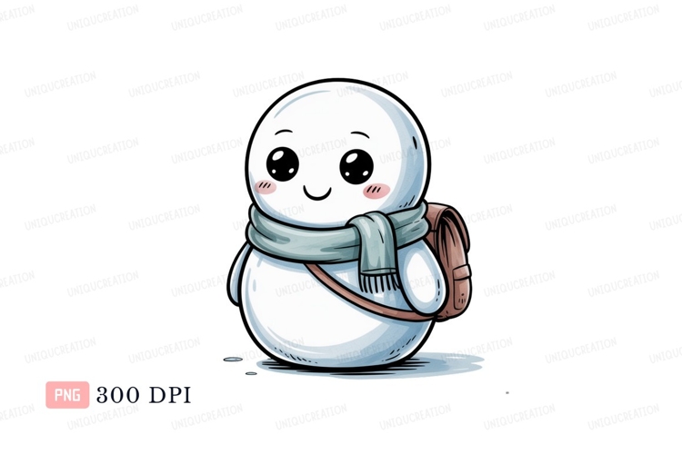 Snowman Clipart Image 7