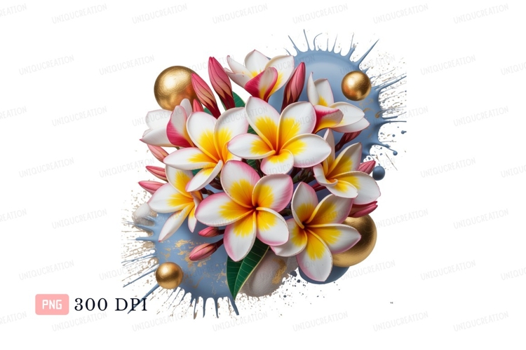 Blue Flowers Clipart Image 8