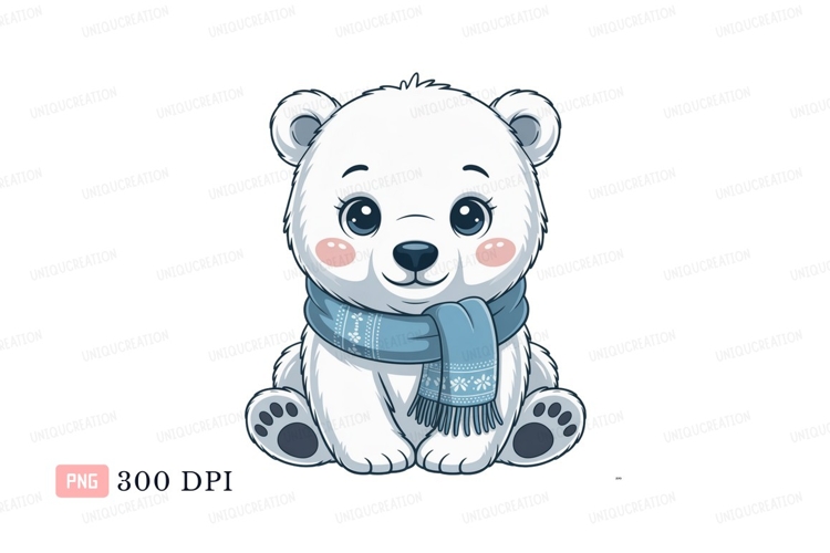 Polar Bear Cartoon Image 12