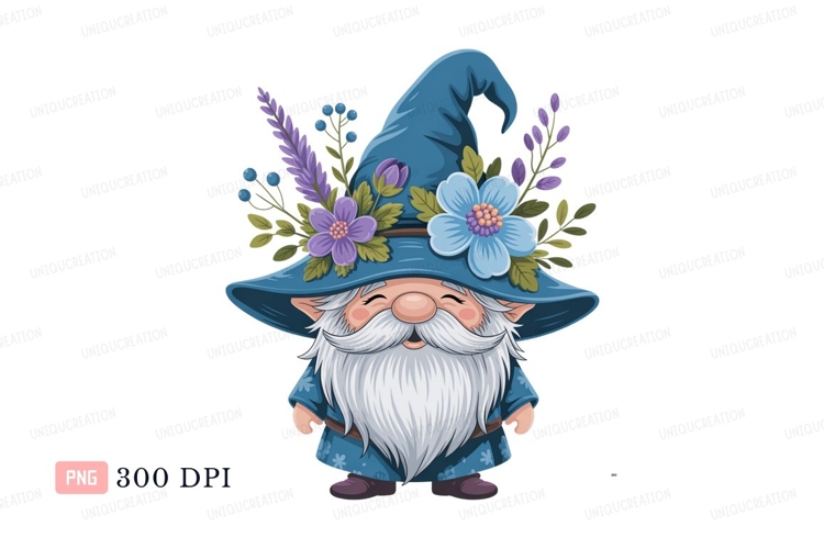 Blue Flowers Clipart Image 22