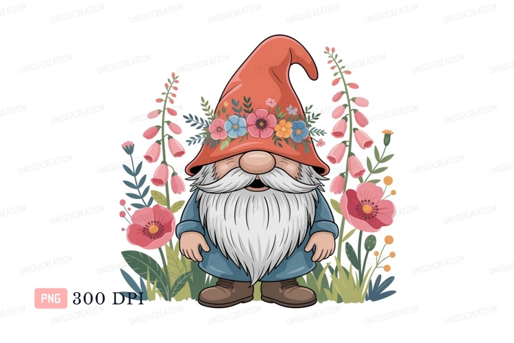Blue Flowers Clipart Image 4