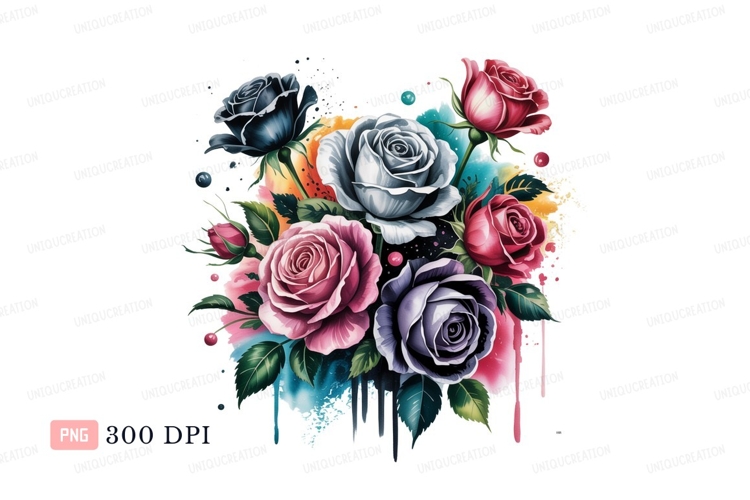 Blue Flowers Clipart Image 20