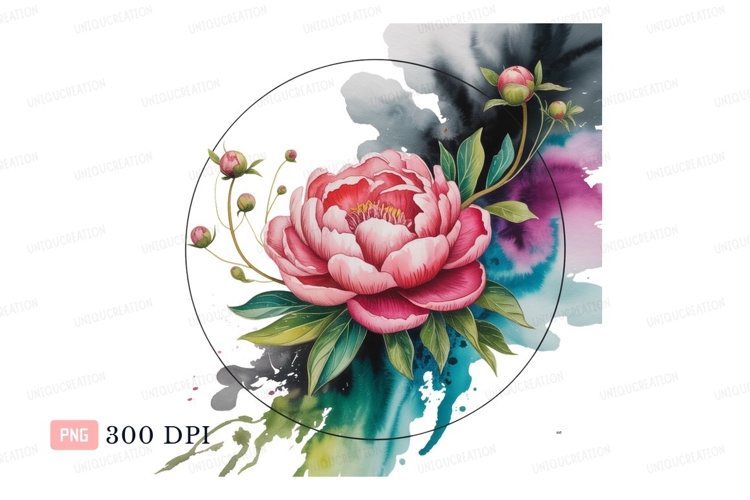 Peony Clipart Image 5