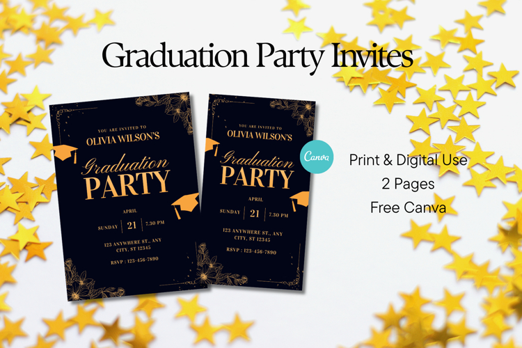 Graduation Invitation Template