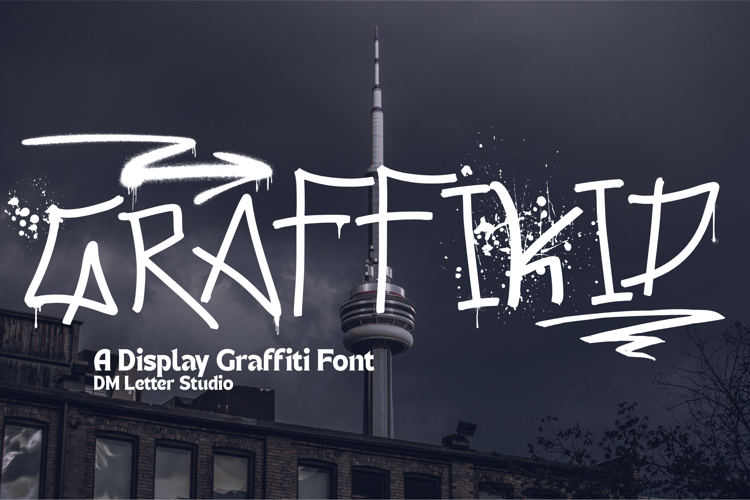 Graffikid - Urban Edge Meets Bold Elegance a Graffiti Font