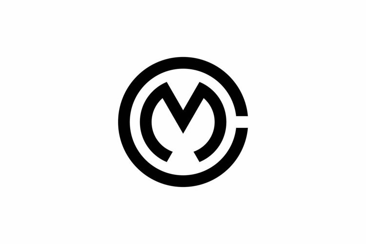 CM MC Logo design vector template example image 1