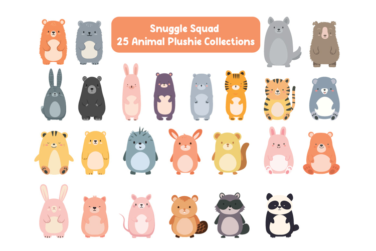25 Animal Plushie Collections