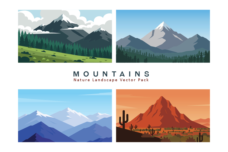 Mountain Nature Landscape Vector