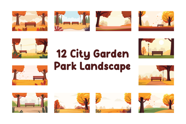 12 City Garden Park Landscape