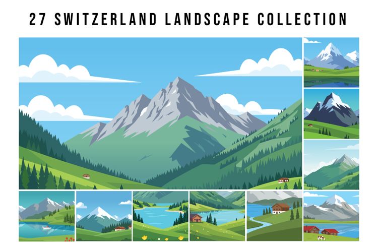 27 Switzerland Landscape Collection