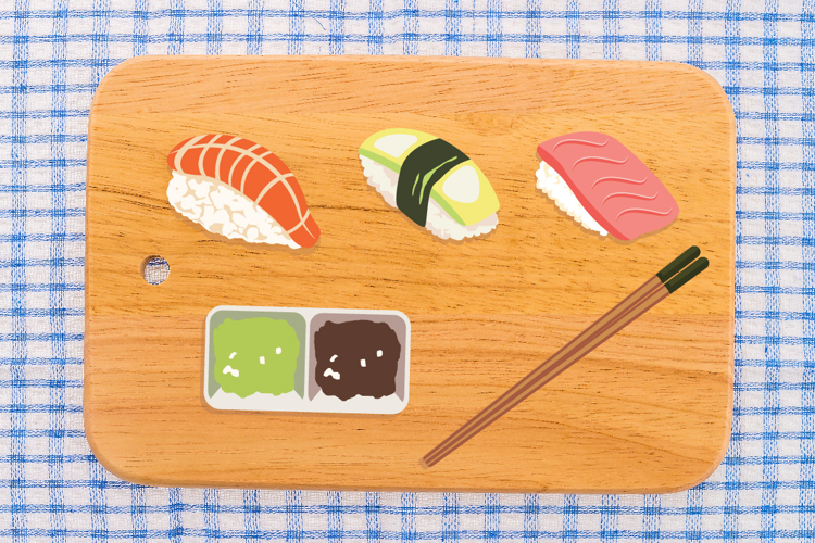 Japanese Sushi Vector Collection