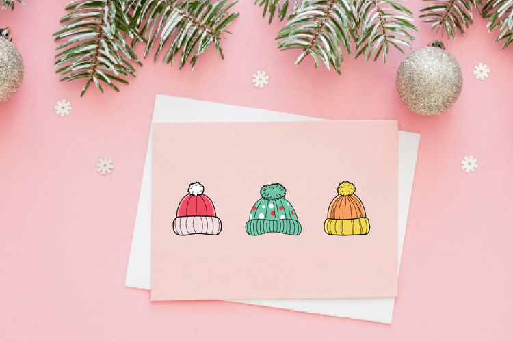 13 Knitted Beanie Hats in Pastel and Bold Colors