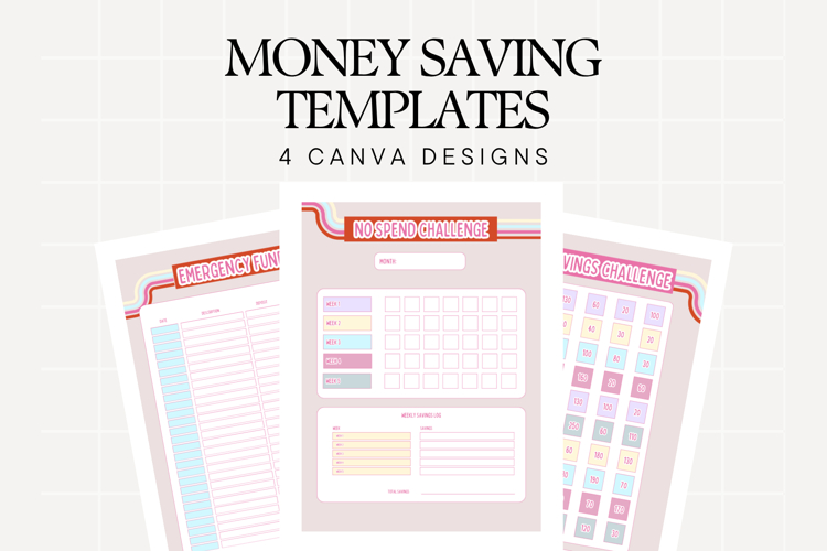 Money Saving Templates Bundle Canva