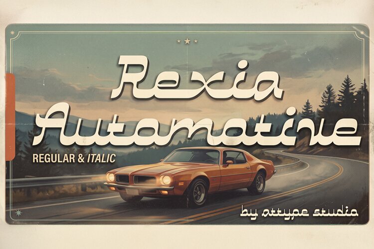 Rexia Automotive Font example image 1