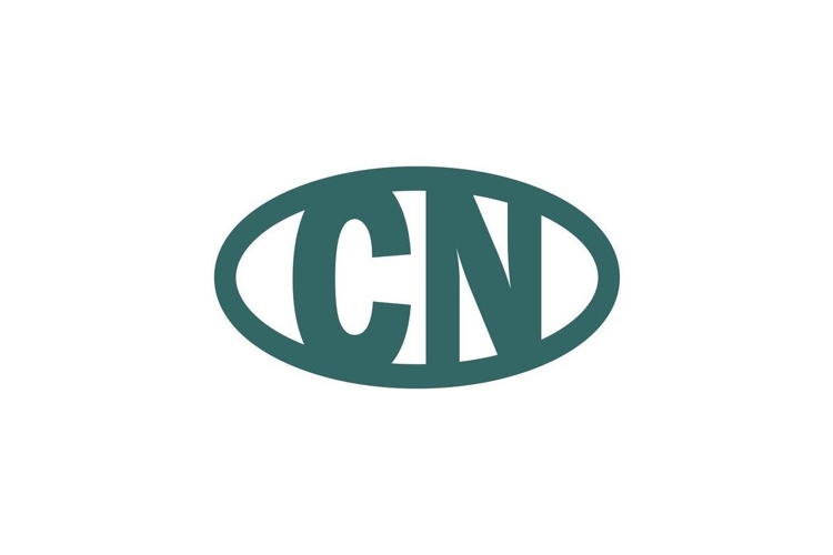 CN logo design. CN