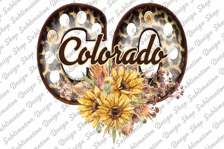 Colorado State - Sunflowers - American States - Western PNG