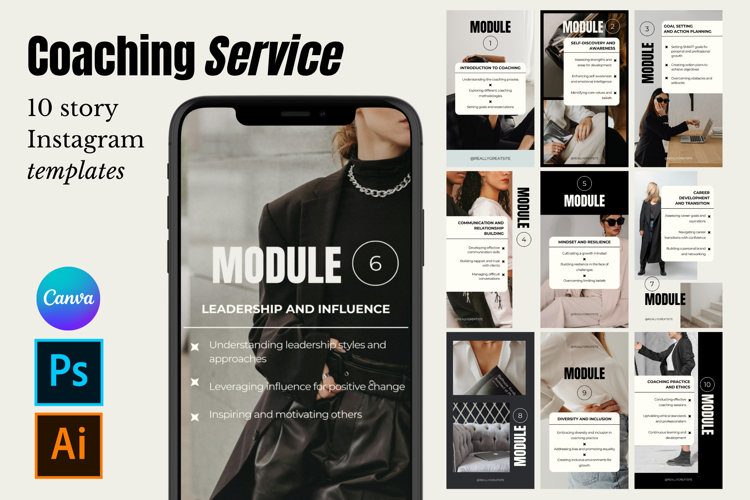 Polished Bold Coaching Templates