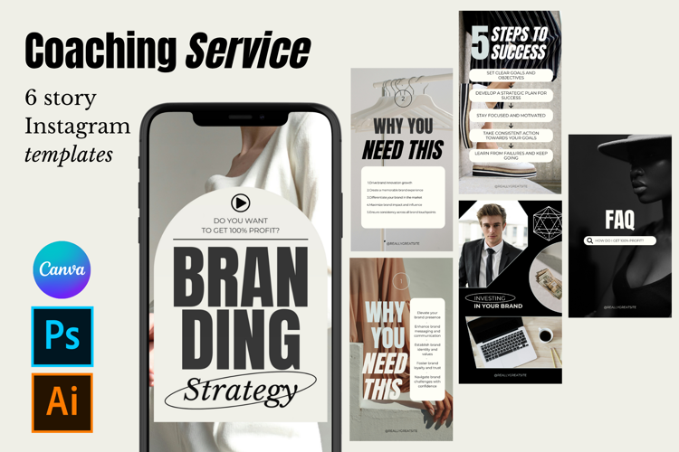 Refined Bold Coaching Story Templates