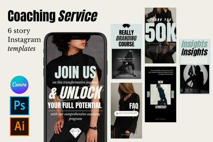 Stylish Coaching Story Templates