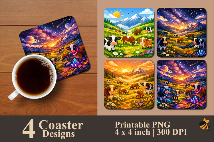 Life Stories Coaster Sublimation Design