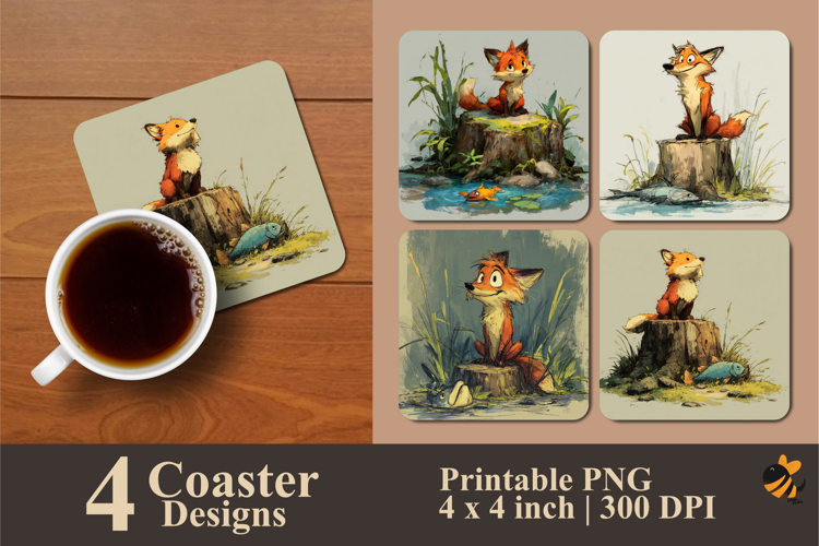 Cute Fox Clipart Image 10