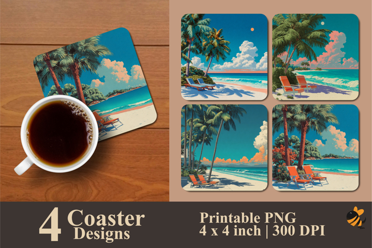 Beach Sublimation Design