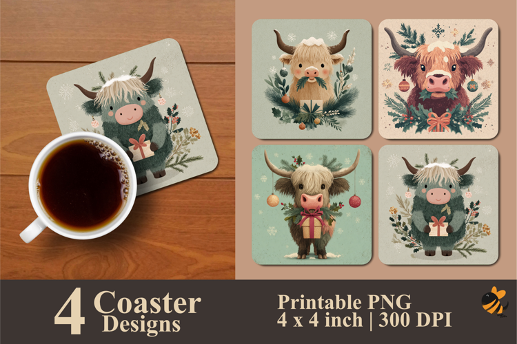 Gift for You Coaster Sublimation Design