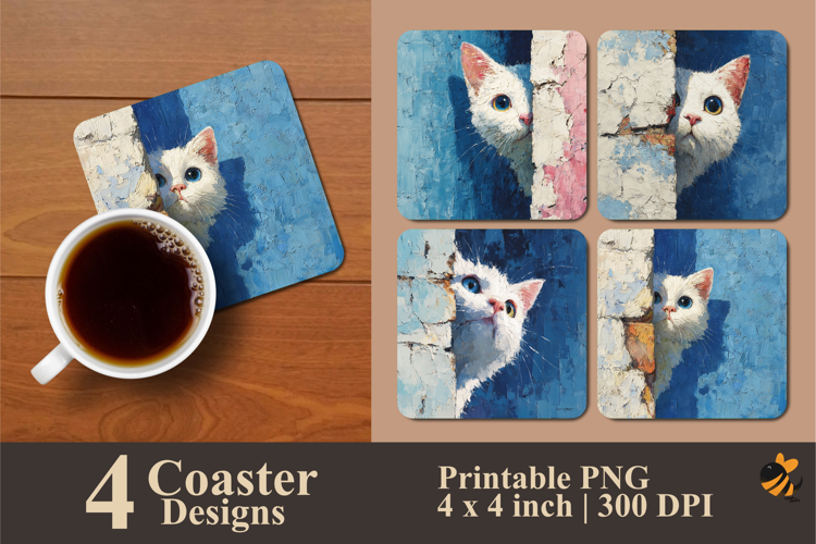 Prey Focus Coaster Sublimation Design