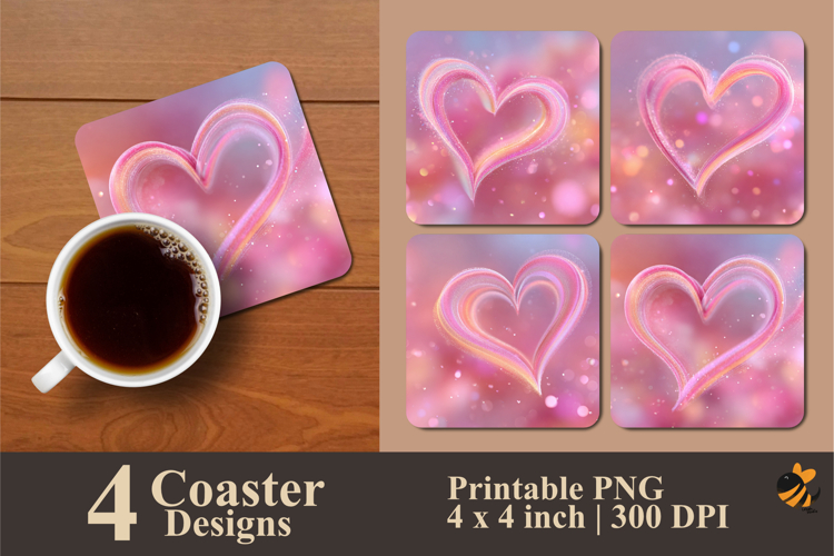 Pink Heart Clipart Image 16