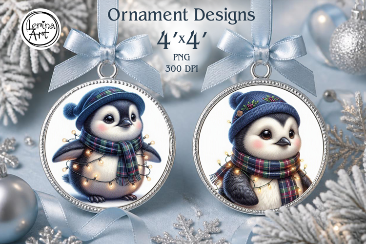 Christmas Decor | Cozy Penguin | 2 PNG Sublimation