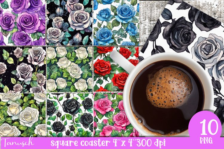 Watercolor Flowers Image 7