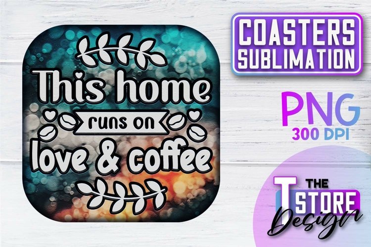 Coasters Sublimation | Coasters Design | PNG 300 DPI