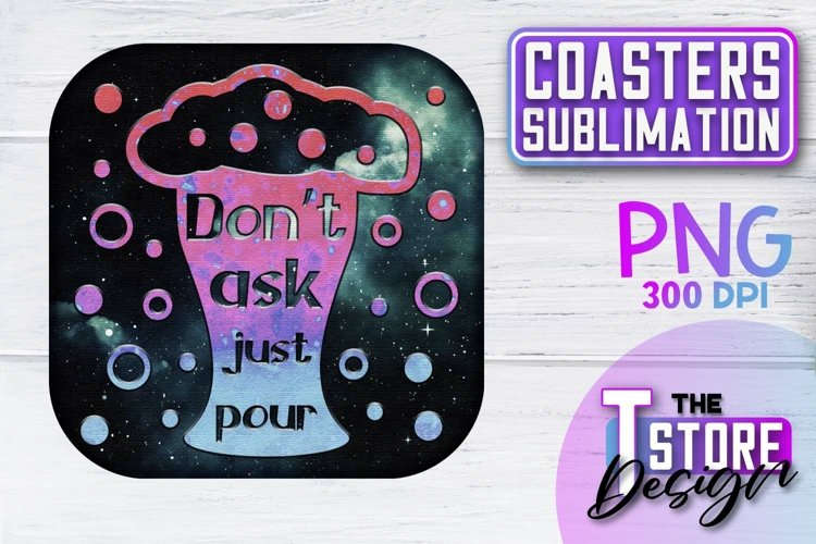 Coasters Sublimation | Coasters Design | PNG 300 DPI