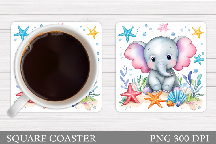 Cute Elephant Clipart Image 16