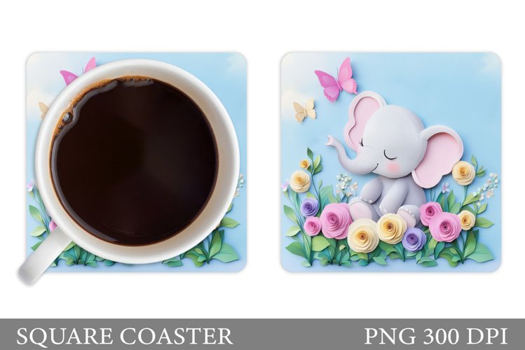 Cute Elephant Clipart Image 14
