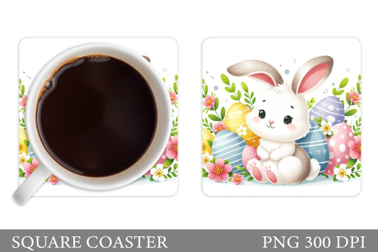 Easter Bunny Coaster. Bunny Easter Coaster Design