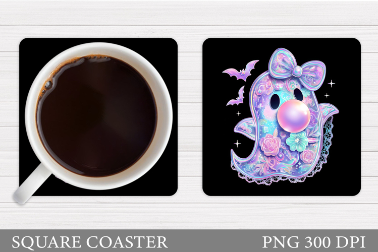 Halloween Ghost Magnet Design. Cute Ghost Sublimation