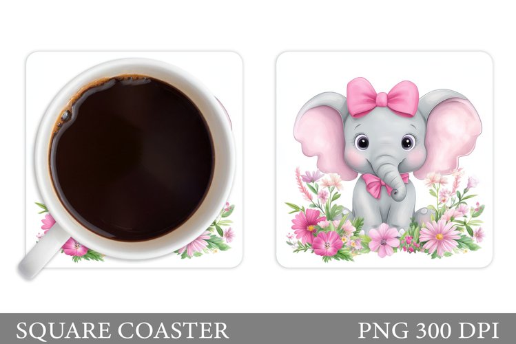 Cute Elephant Clipart Image 6