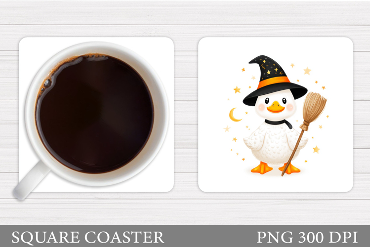 Halloween Goose Coaster Sublimation. Halloween Goose Design