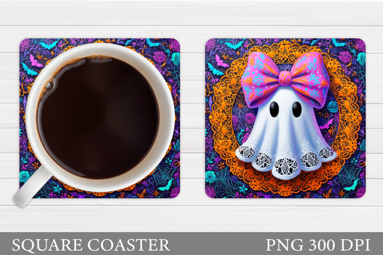 Cute Ghost Magnet Design. Cute Ghost Sublimation