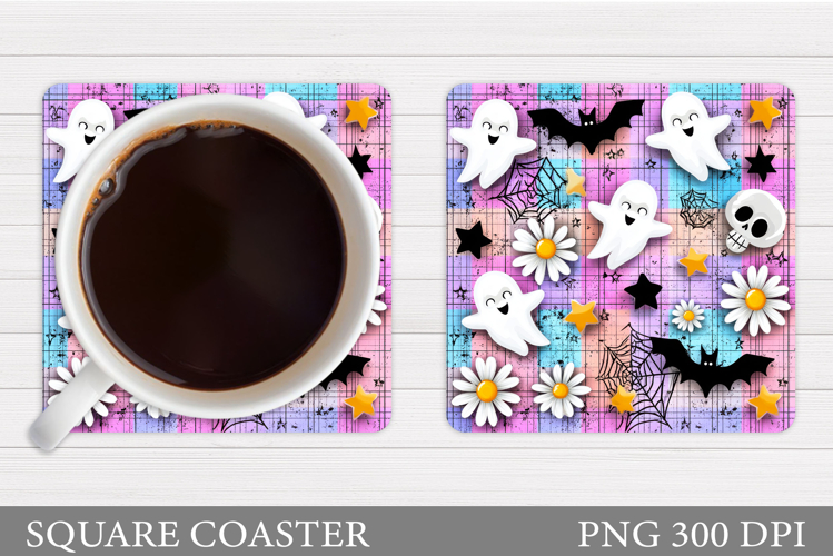 Cute Ghost Magnet Design. Halloween Pumpkin Magnet