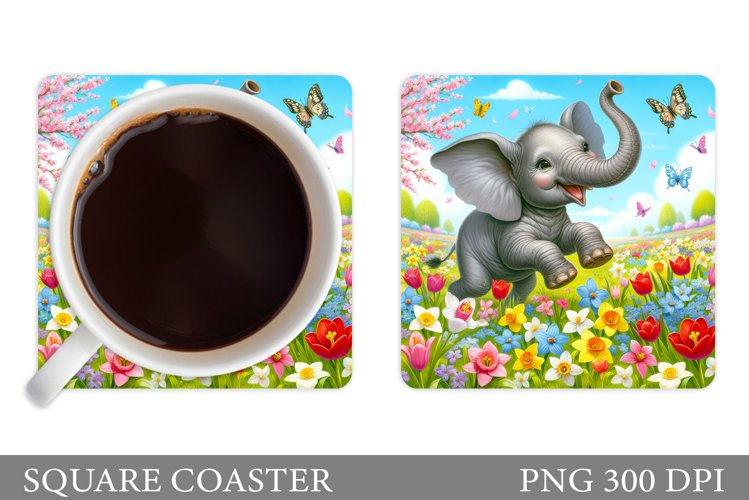Cute Elephant Clipart Image 19