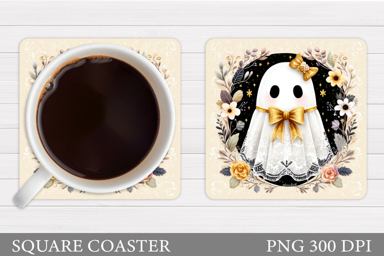 Halloween Ghost Magnet Design. Cute Ghost Sublimation