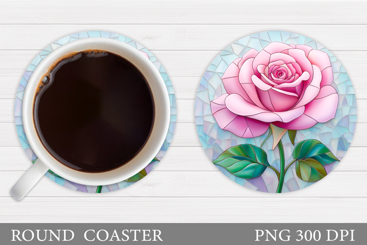 Roses Coaster Design. Roses Sublimation