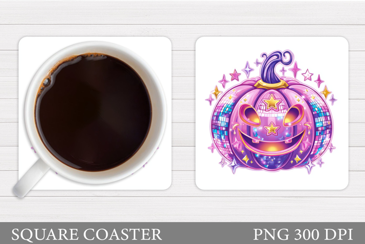 Halloween Pumpkin Coaster. Halloween Coaster Design