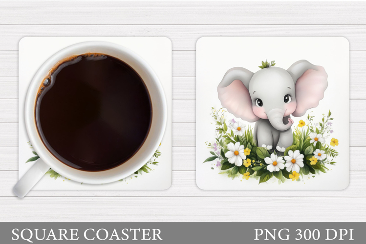 Cute Elephant Clipart Image 9