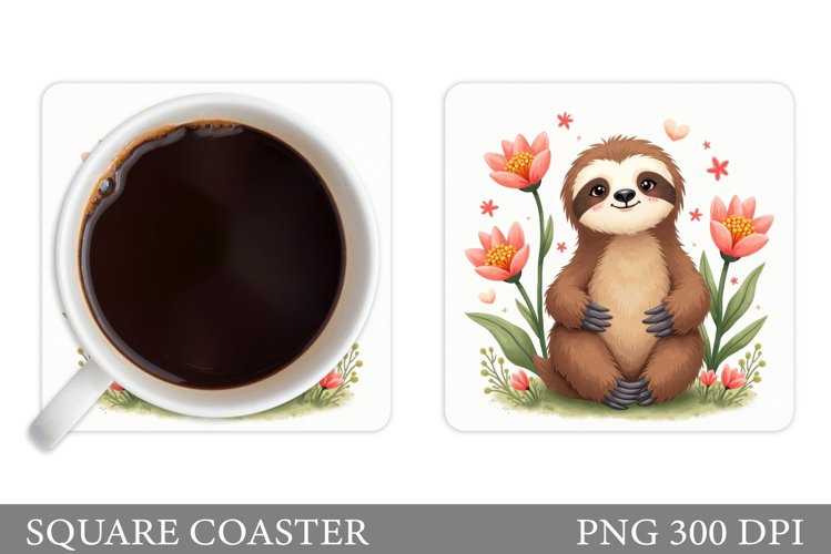Cute Sloth Clipart Image 3