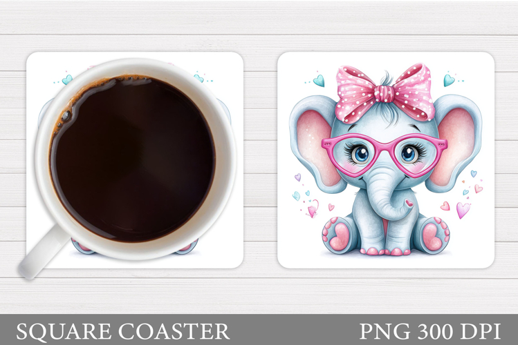 Cute Elephant Clipart Image 8