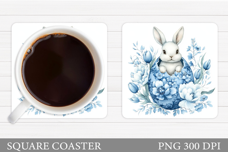 Easter Bunny Coaster. Bunny Easter Coaster Design